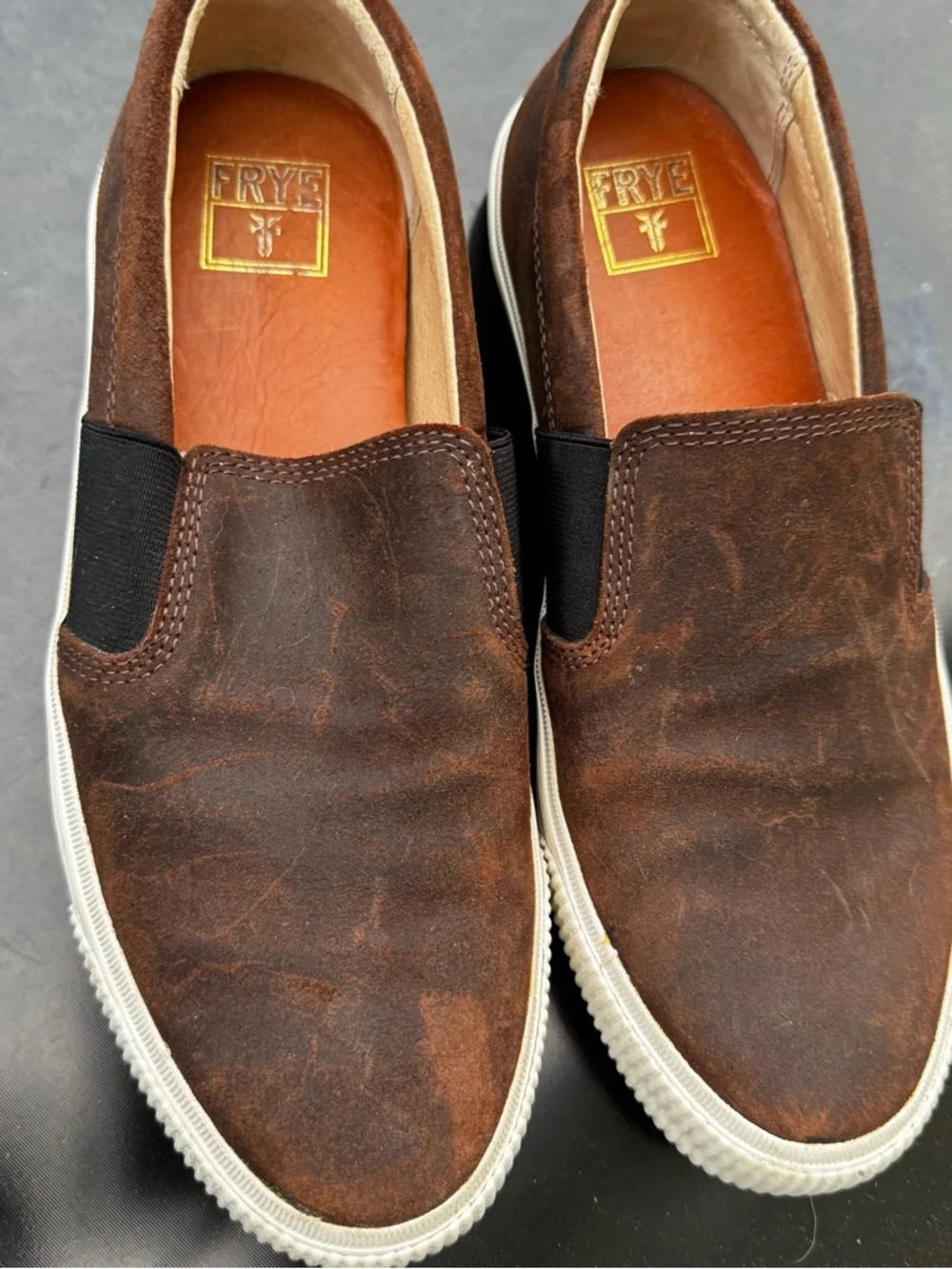 Frye Men’s Miller Slip On Leather Shoes Loafers Size 8.5